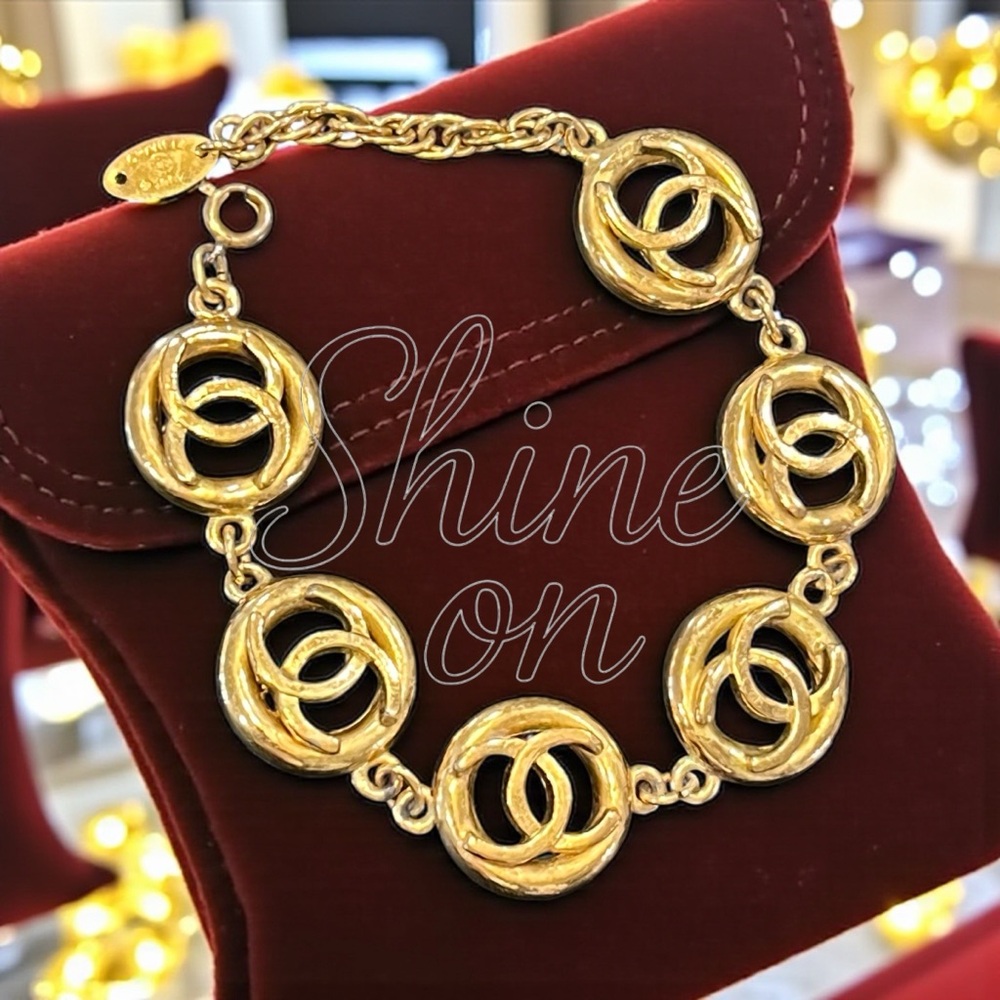 CHANEL Pre-Owned
1983 CC-logo chain bracelet